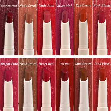 Pijn Luxe Comfy Matt Lipstick Nude Pink | 12HR Long-Lasting, Smudge-Proof & Waterproof | Lightweight, Smooth Matte Finish With Vitamin E & Lip Repair | Lipstick for Women